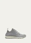 Jimmy Choo Veles Pearl Embellished Sneakers In Gray