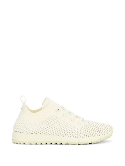 Jimmy Choo Veles Embellished Sneakers In Neutral