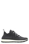 Jimmy Choo Low Top Sneakers With Pearls And Knitted Upper
