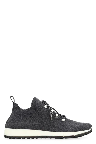 JIMMY CHOO JIMMY CHOO VELES FABRIC LOW-TOP SNEAKERS