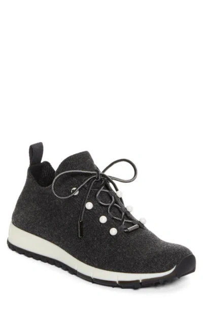 JIMMY CHOO JIMMY CHOO VELES IMITATION PEARL KNIT SNEAKER