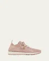 Jimmy Choo Veles Crochet Knit Low-top Sneakers In Macaron Multi