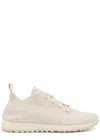 Jimmy Choo Veles Crochet Knit Low-top Sneakers In Beige