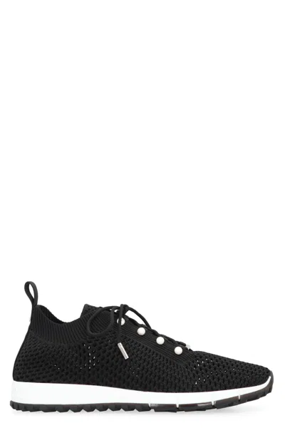JIMMY CHOO VELES LOW-TOP SNEAKERS
