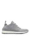 Jimmy Choo Womens X Ash Mix Veles Faux Pearl-embellished Low-top Knitted Trainers Eur 37.5 / 4.5 Uk In Gray