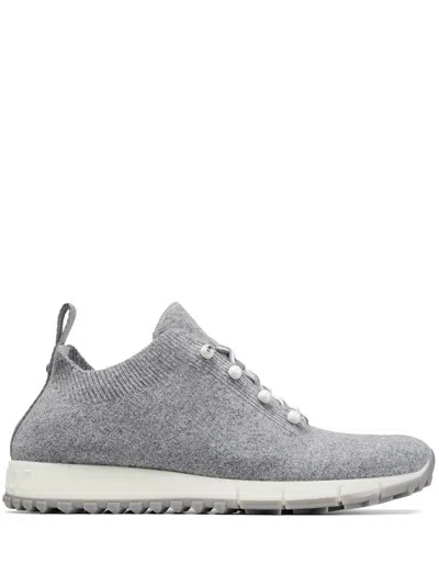 JIMMY CHOO VELES PEARL EMBELLISHED SNEAKERS