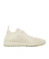 Jimmy Choo Veles Crochet Knit Low-top Sneakers In Nude
