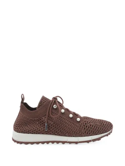 Jimmy Choo Veles Pearl-embellished Sneakers In Multi