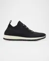Jimmy Choo 'knitted Sneakers With Sequins - In Black