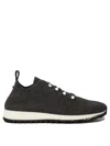 Jimmy Choo Low Top Sneakers With Pearls And Knitted Upper