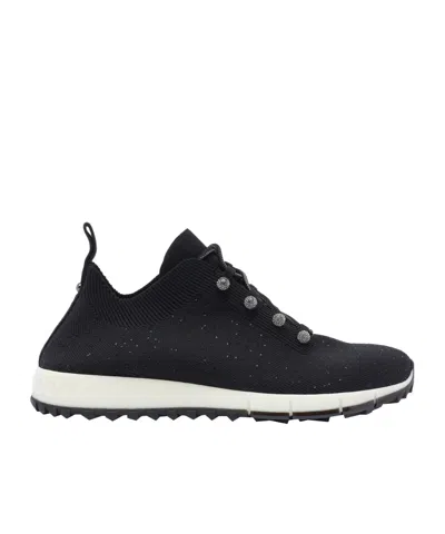 Jimmy Choo 'knitted Sneakers With Sequins - In Black
