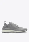 Jimmy Choo Veles Pearl Embellished Sneakers In Gray