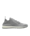 Jimmy Choo Veles Pearl Embellished Sneakers In Gray