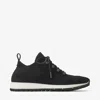 Jimmy Choo 'knitted Sneakers With Sequins - In X Black