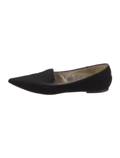 Pre-owned Jimmy Choo Velvet Loafers In Multi