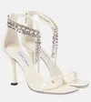 Jimmy Choo Ivory Verity Sandal 100 Sandals In White