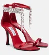 Jimmy Choo 100mm Verity Crystal-embellished Sandals
