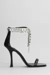 Jimmy Choo Verity 100 Crystal Embellished Leather Sandals