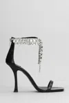 Jimmy Choo Verity 100 Crystal Embellished Leather Sandals