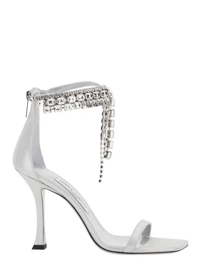 Jimmy Choo Verity Sandal 100 In Metallic