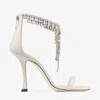 Jimmy Choo Ivory Verity Sandal 100 Sandals In Neutral