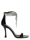 Jimmy Choo Verity 100 Crystal Embellished Leather Sandals