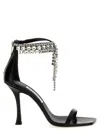 Jimmy Choo Verity 100 Crystal Embellished Leather Sandals