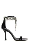 Jimmy Choo Verity 100 Crystal Embellished Leather Sandals