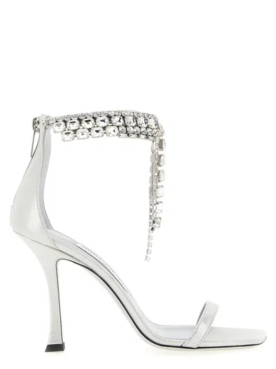 Jimmy Choo 'verity' Sandals In White