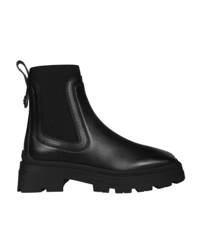 JIMMY CHOO VERONIQUE LEATHER ANKLE BOOTS