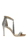 Jimmy Choo Vinca 95 Embellished Open Toe Sandals