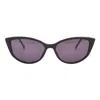 Jimmy Choo Violet Cat Eye Ladies Sunglasses Nadia/s 0807/ur 56 In Black