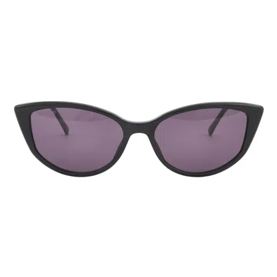 Jimmy Choo Violet Cat Eye Ladies Sunglasses Nadia/s 0807/ur 56 In Black
