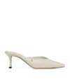Jimmy Choo Sand Leather Vivi 65 Mules In Green