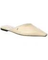 Jimmy Choo Ivory Leather Vivi Slippers