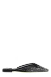 Jimmy Choo Embellished Mesh Pointed Toe Mules