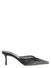 Jimmy Choo Vivi 65 Mesh Embellished Mules In Black