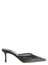 Jimmy Choo Vivi 65 Mesh Embellished Mules In Black