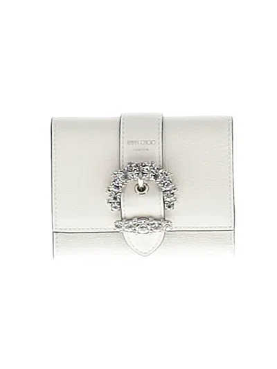 Pre-owned Jimmy Choo Wallet In White