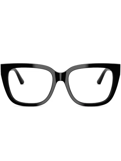 Jimmy Choo Wayfarer-frame Glasses In Nero
