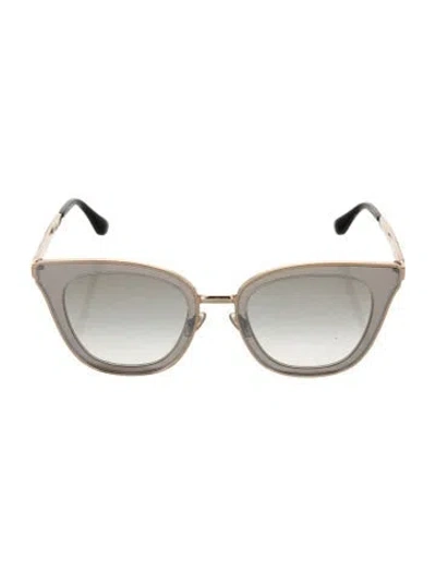 Pre-owned Jimmy Choo Wayfarer Mirrored Sunglasses