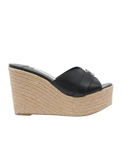 Jimmy Choo Wedge High Heel Sandals