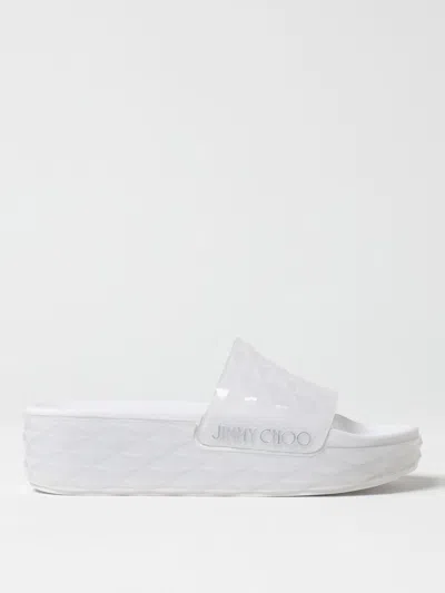 JIMMY CHOO HEELED SANDALS JIMMY CHOO WOMAN COLOR WHITE,G56662001
