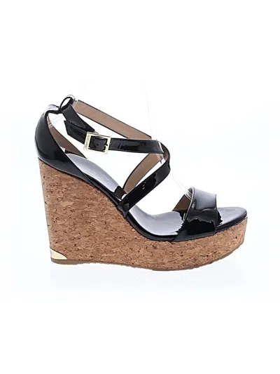 Pre-owned Jimmy Choo Wedges In Black