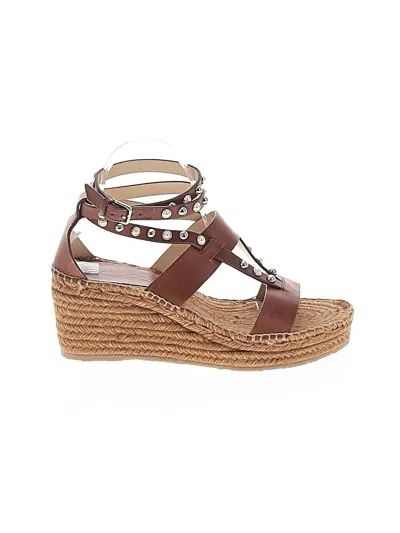 Pre-owned Jimmy Choo Wedges In Brown