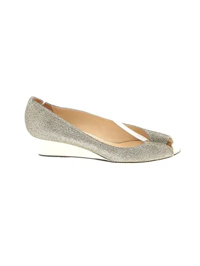 Pre-owned Jimmy Choo Wedges In Gold