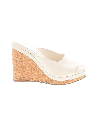 Pre-owned Jimmy Choo Wedges In Ivory