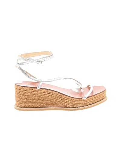 Pre-owned Jimmy Choo Wedges In Silver