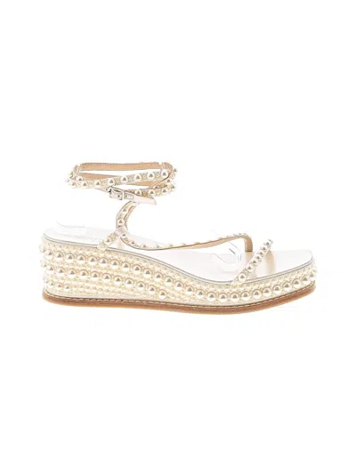 Pre-owned Jimmy Choo Wedges In White
