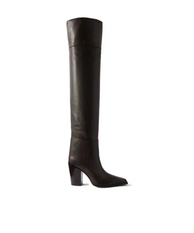 Jimmy Choo Western-style Over-the-knee Boots In Black